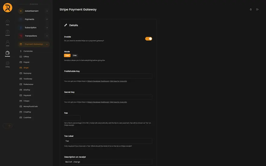 Payment gateways